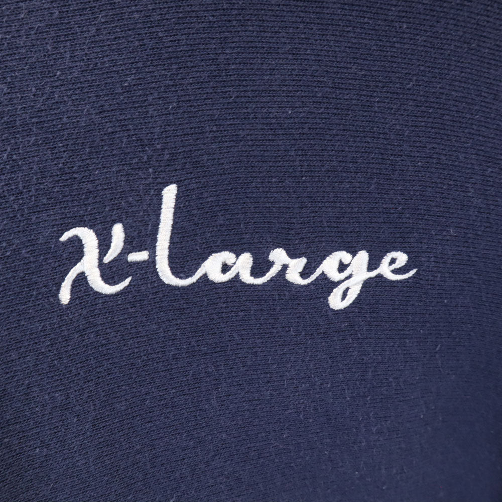 Champion チャンピオン エクストララージ コラボ 長袖 リバースウィーブ スウェットパーカー M ネイビー x XLARGE 裏起毛 メンズ