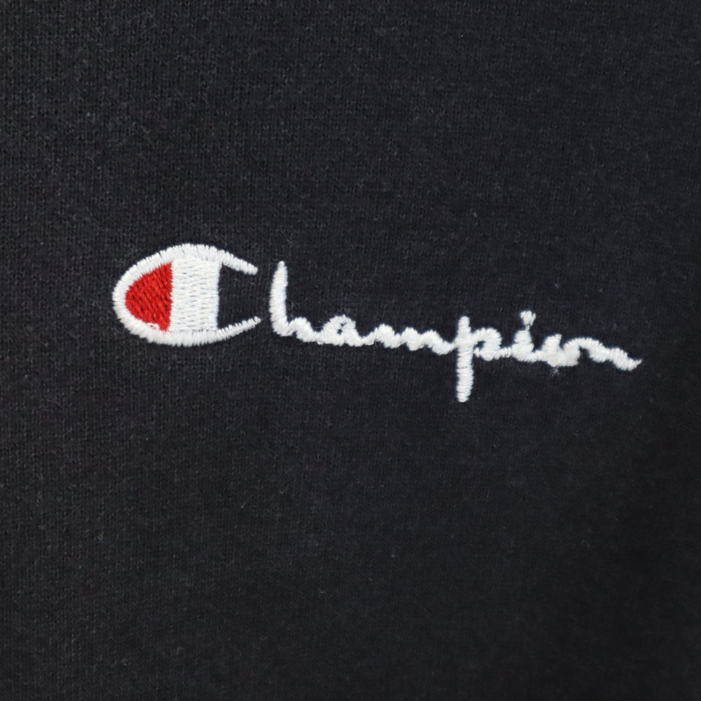 Champion チャンピオン 90s オールド USA製 青タグ 長袖 前V スウェット M ブラック メンズ
