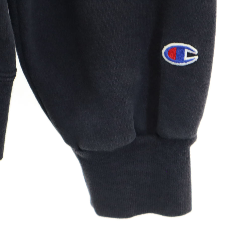 Champion チャンピオン 90s オールド USA製 青タグ 長袖 前V スウェット M ブラック メンズ