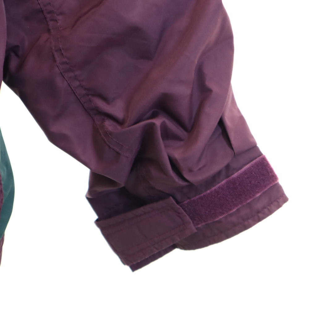 Columbia コロンビア 90s オールド ツートンカラー ナイロンジャケット ワインレッド アウトドア メンズ