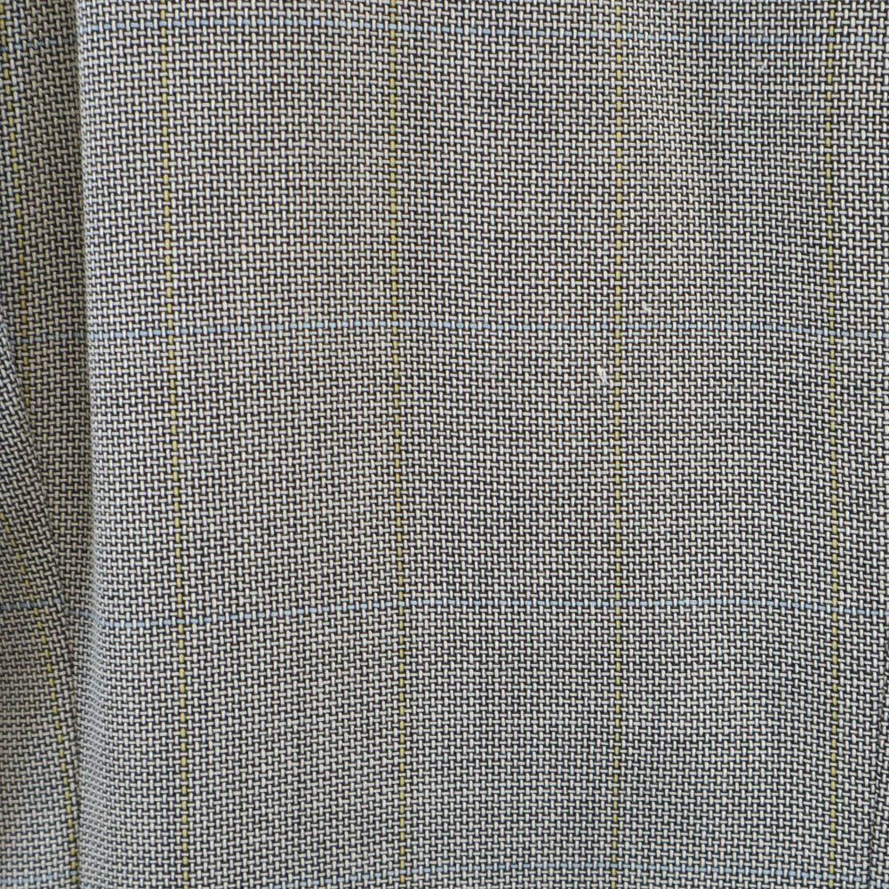 Burberrys バーバリーズ 90s ウールブレンド 日本製 三陽商会 オールド チェック 長袖 テーラードジャケット 94-84-165 グレー系 サイドベンツ メンズ