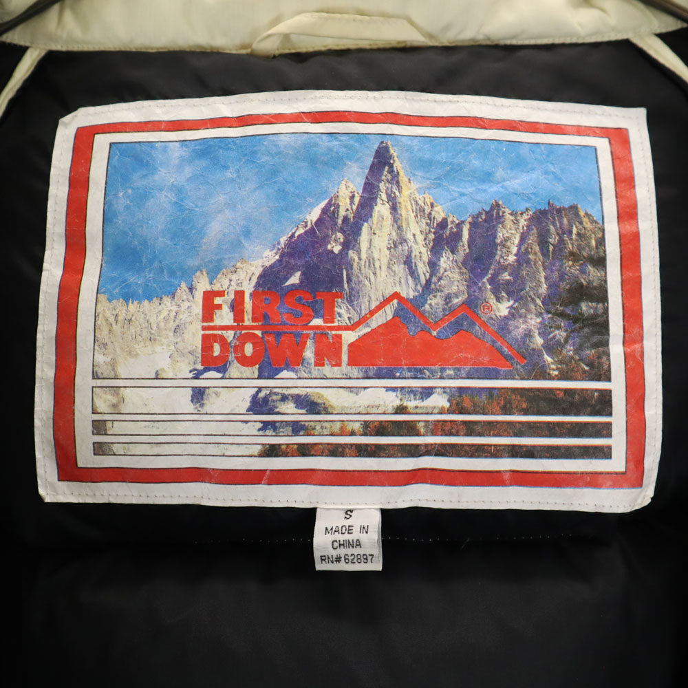 FIRSTDOWN ファーストダウン オールド ダウンジャケット S ホワイト メンズ