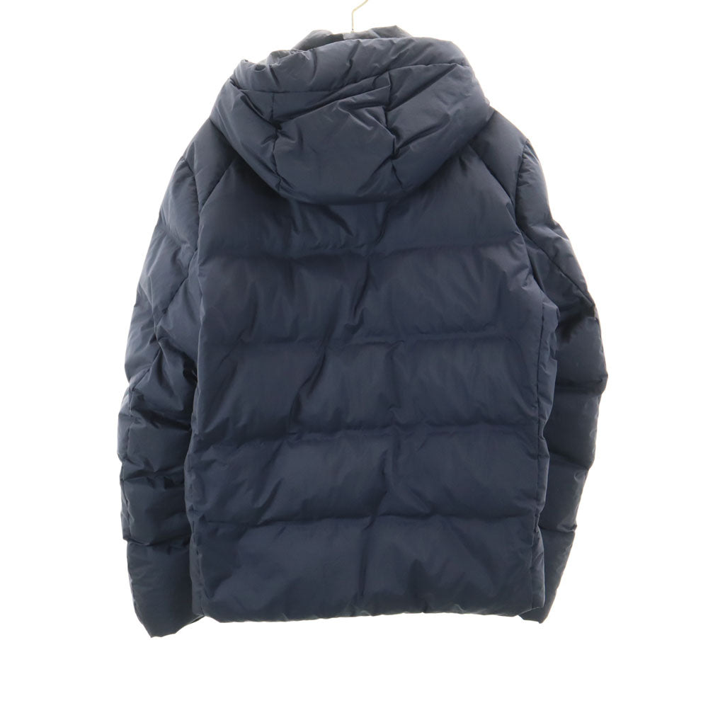 UNIQLO ユニクロ シームレス ダウンジャケット S ネイビー フーディー メンズ