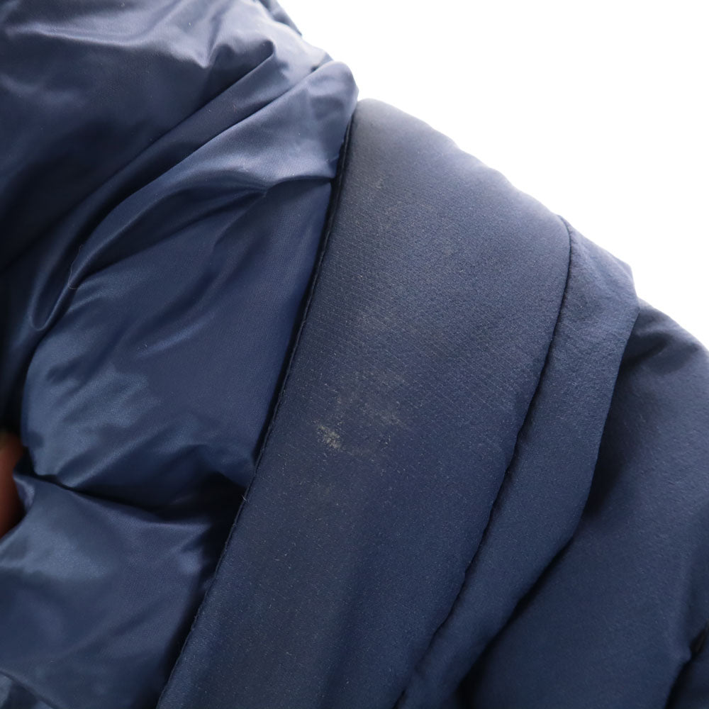 UNIQLO ユニクロ シームレス ダウンジャケット S ネイビー フーディー メンズ