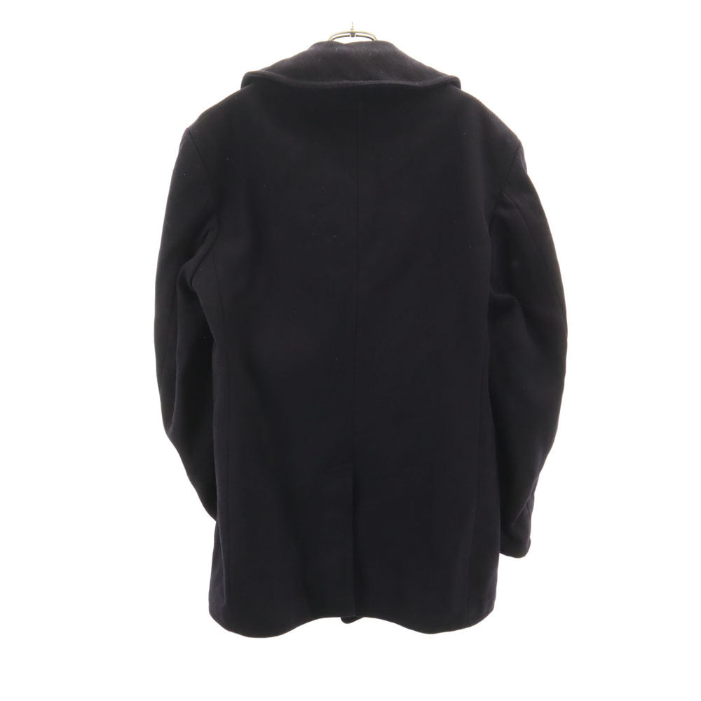 US NAVY アメリカ海軍 40s 10ボタン ヴィンテージ NAVAL CLOTHING FACTORY メルトン ピーコート 38 ブラック系 メンズ