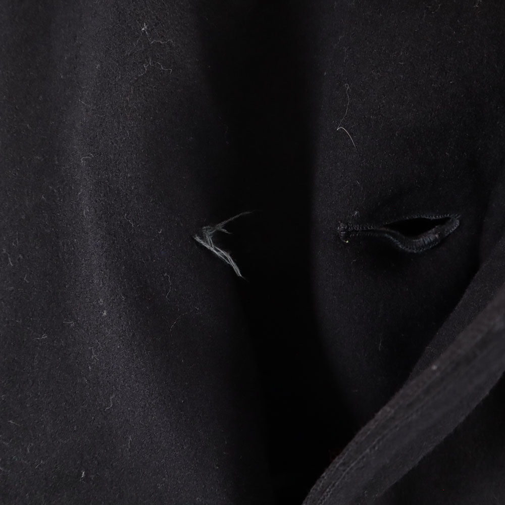 US NAVY アメリカ海軍 40s 10ボタン ヴィンテージ NAVAL CLOTHING FACTORY メルトン ピーコート 38 ブラック系 メンズ