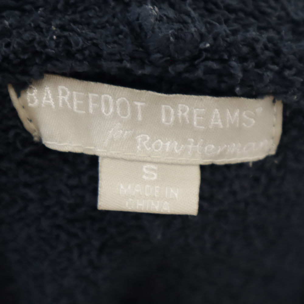 ベアフットドリームズ ロンハーマン 長袖 ジップパーカー S ネイビー系 BAREFOOT DREAMS Ron Herman メンズ