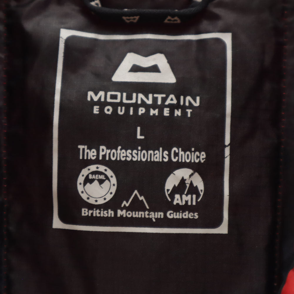MOUNTAIN EQUIPMENT マウンテンイクイップメント アウトドア ダウンジャケット L 赤 メンズ