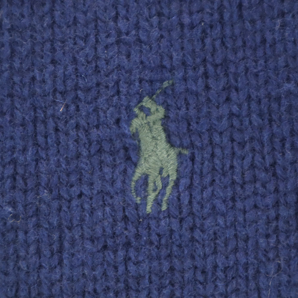 Polo by Ralph Lauren ポロバイラルフローレン 長袖 Vネック セーター S ネイビー ニット メンズ
