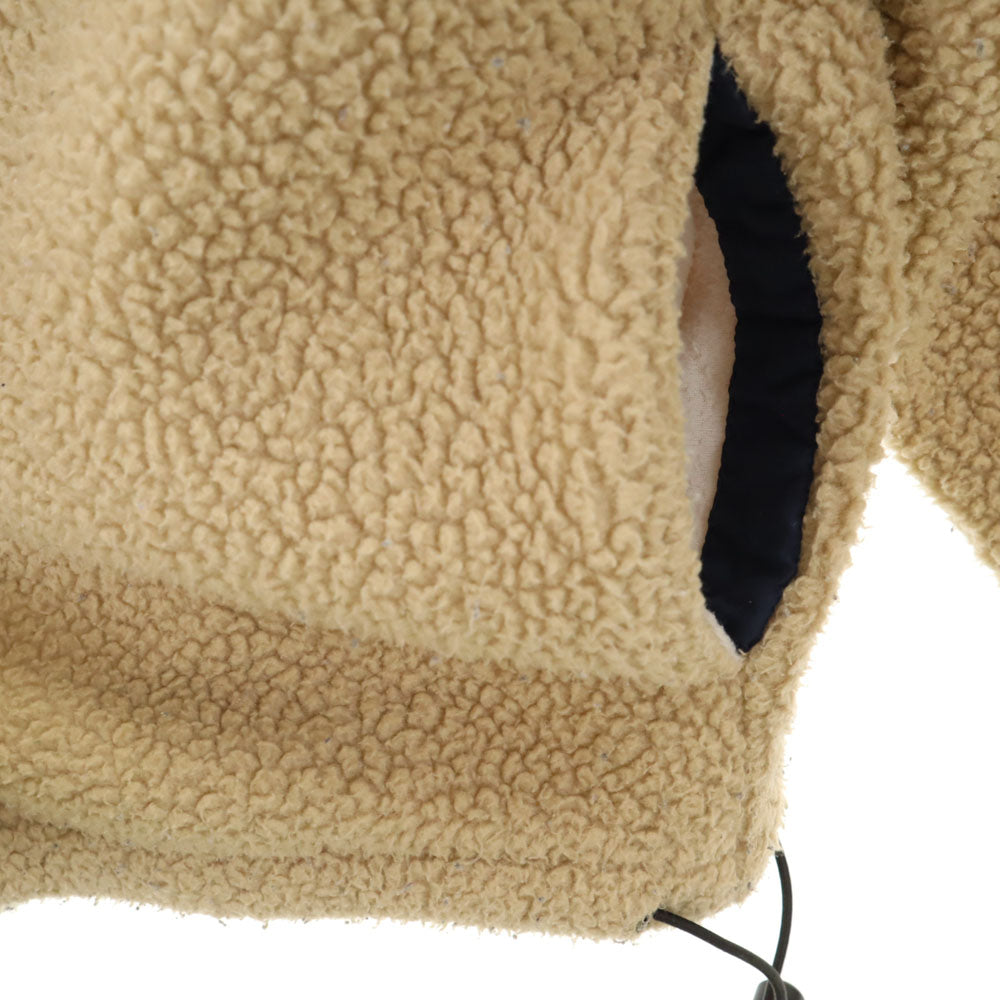 L.L.Bean エルエルビーン 80s ヴィンテージ 長袖 ハーフジップ ボアジャケット ベージュ プルオーバー アウトドア メンズ