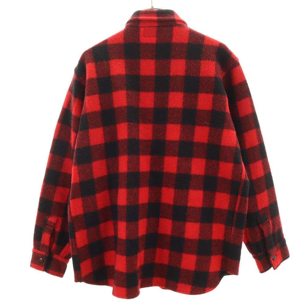Chippewa チペワ 50s 60s ヴィンテージ バッファローチェック 長袖 ウールシャツ レッド系 メンズ