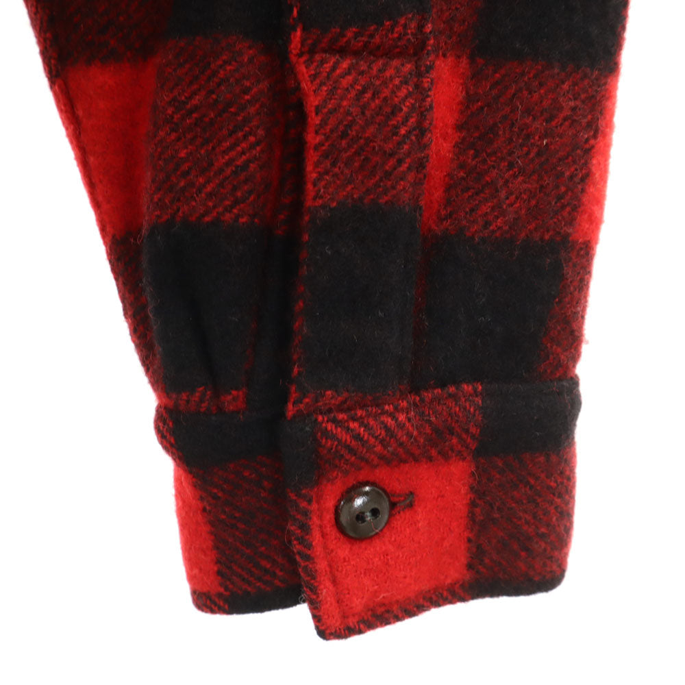 Chippewa チペワ 50s 60s ヴィンテージ バッファローチェック 長袖 ウールシャツ レッド系 メンズ