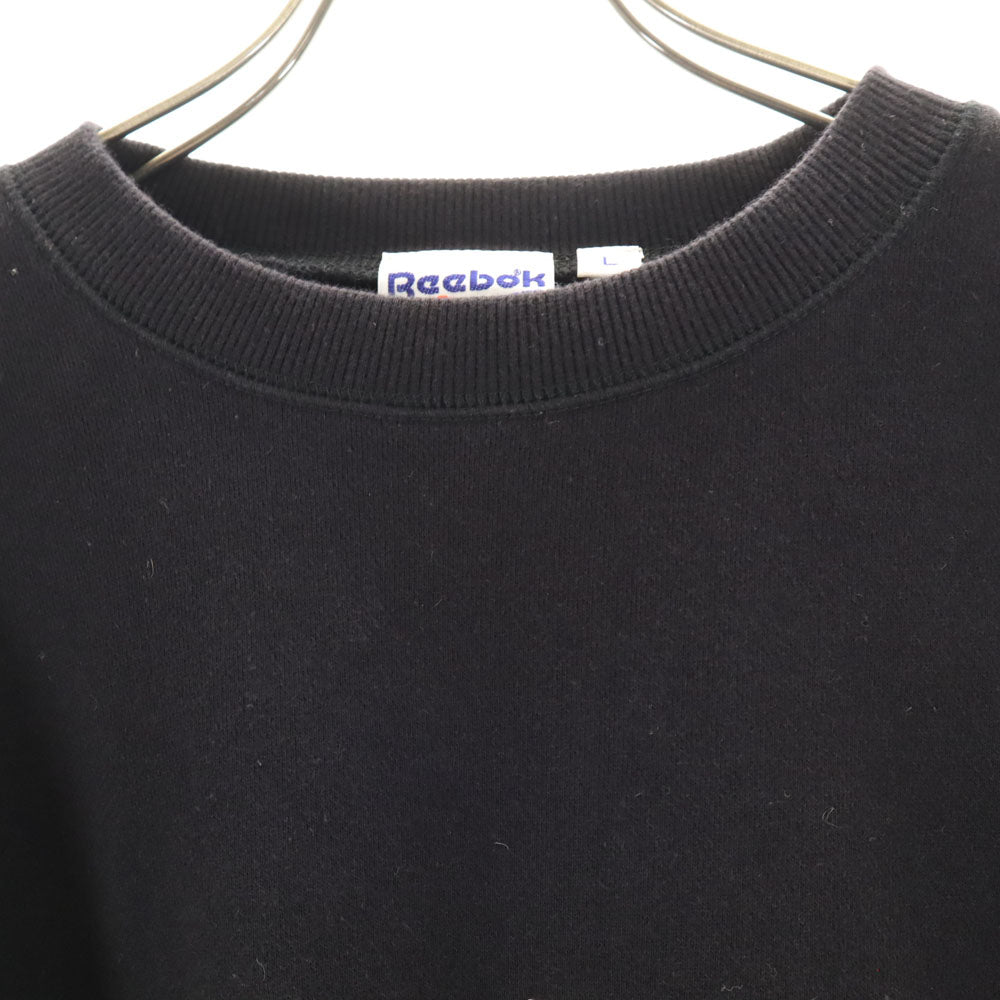 Reebok リーボック 90s オールド 長袖 トレーナー L ブラック系 裏起毛 メンズ