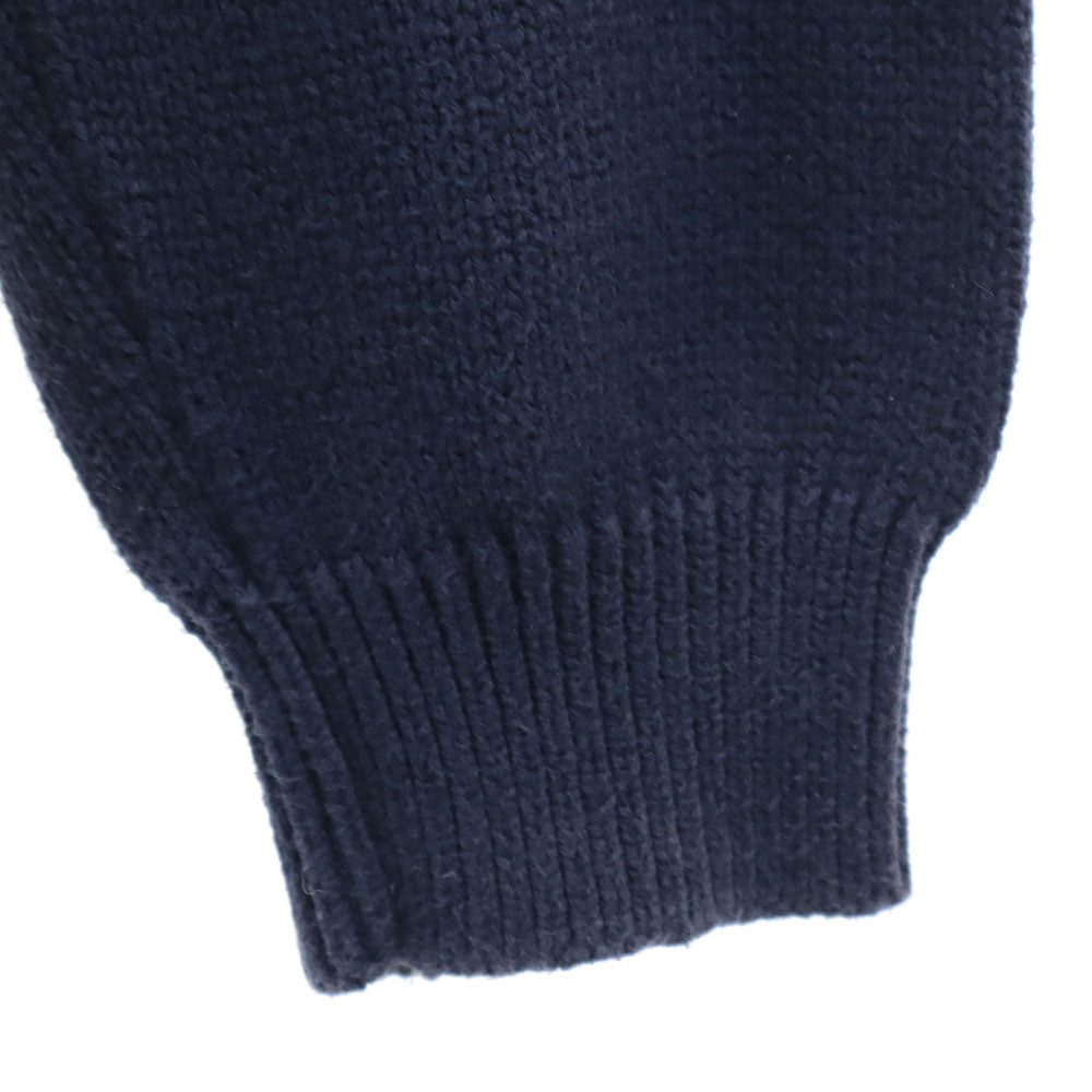 TOMMY HILFIGER トミーヒルフィガー 90s オールド フラッグタグ 長袖 コットン セーター M ネイビー ニット メンズ