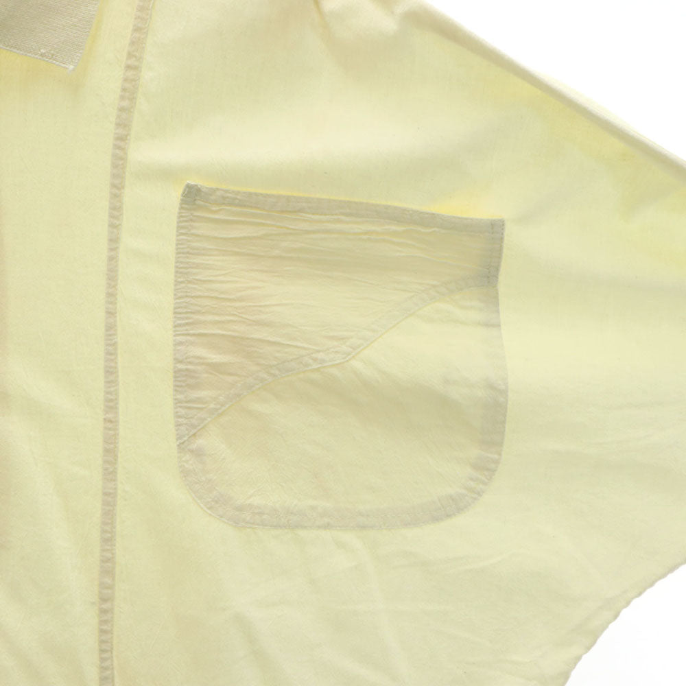 Born to Be Worn 90s オールド 長袖 ハーフジップ シャツ L イエロー系 メンズ