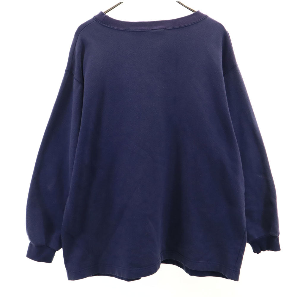 LOONEY TUNES ルーニーテューンズ 90s オールド 長袖 スウェット トレーナー 22W/24W ネイビー トゥイーティー 裏起毛 メンズ