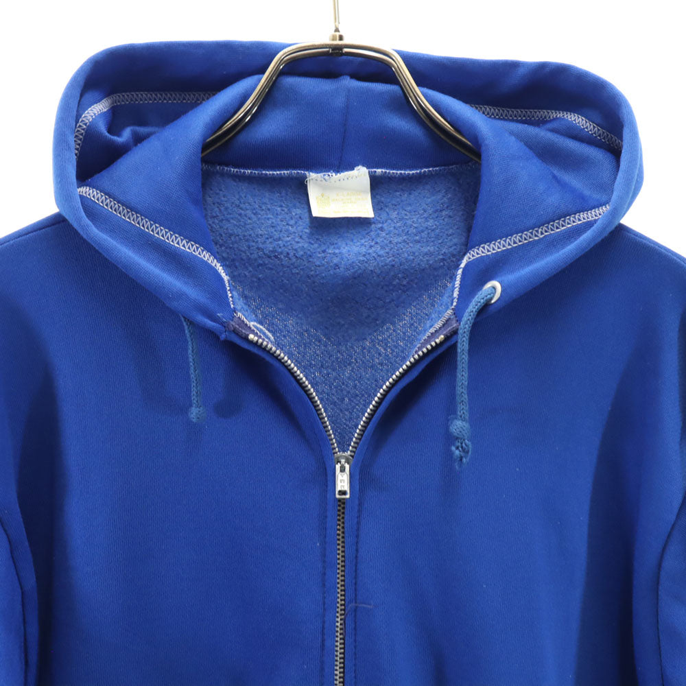 Sears シアーズ 70s キングスロード ヴィンテージ 長袖 ジップパーカー XL ブルー系 KINGS ROAD 裏起毛 メンズ