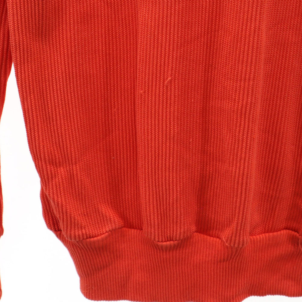 FILA フィラ 80s イタリア製 ヴィンテージ 長袖 Vネック ドッキング ニット I56 レッド系 メンズ