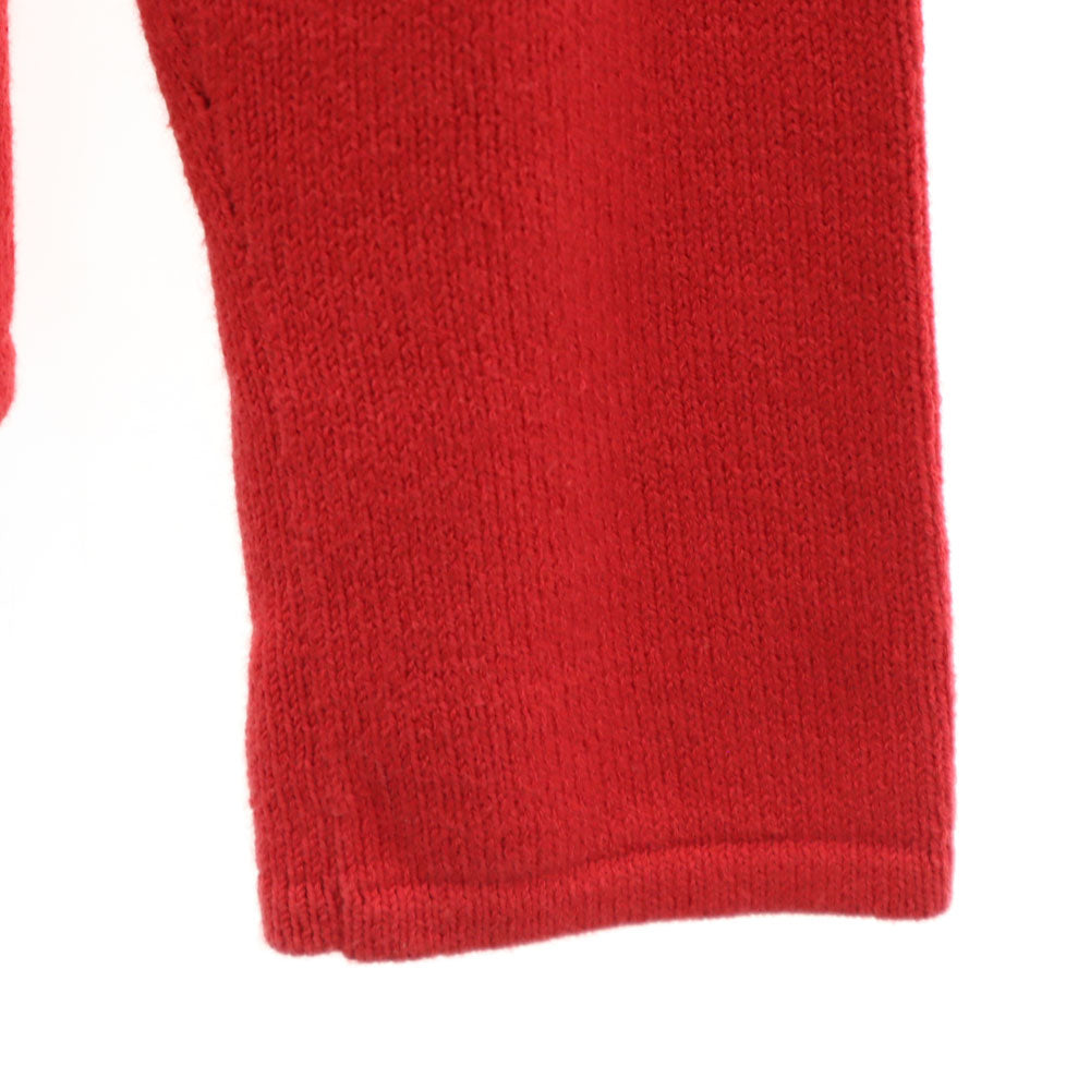 ARMANI EXCHANGE アルマーニエクスチェンジ 90s オールド 長袖 コットンニット セーター M レッド系 メンズ