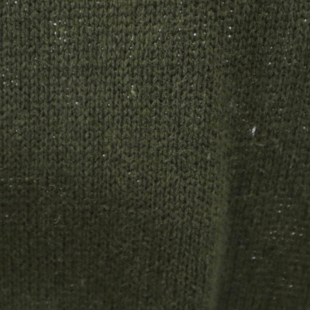 GAP ギャップ 90s リネンブレンド 白タグ オールド アーガイル 長袖 コットンニット セーター L グリーン系 メンズ