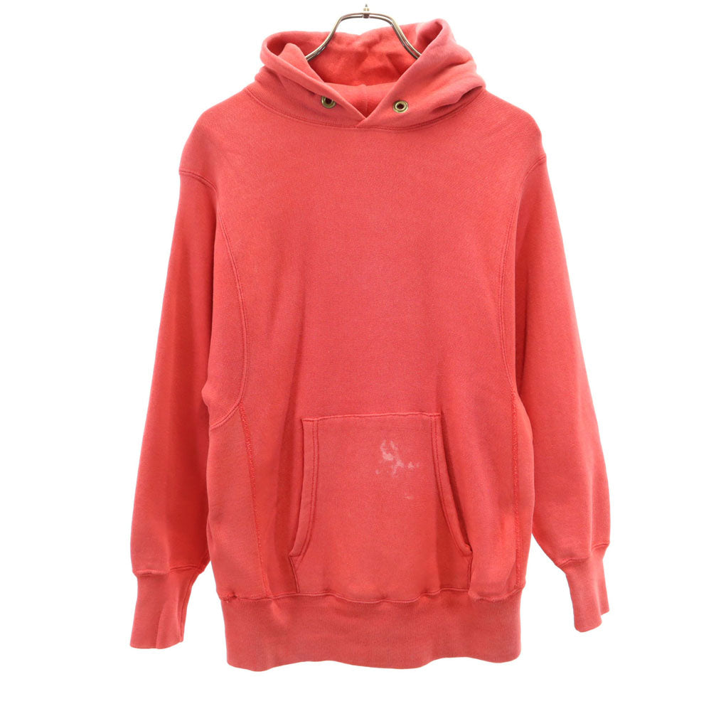 Champion チャンピオン 70s USA製 リバースウィーブ REVERSE WEAVE 単タグ 青単 ヴィンテージ 長袖 スウェットパーカー S レッド系 メンズ