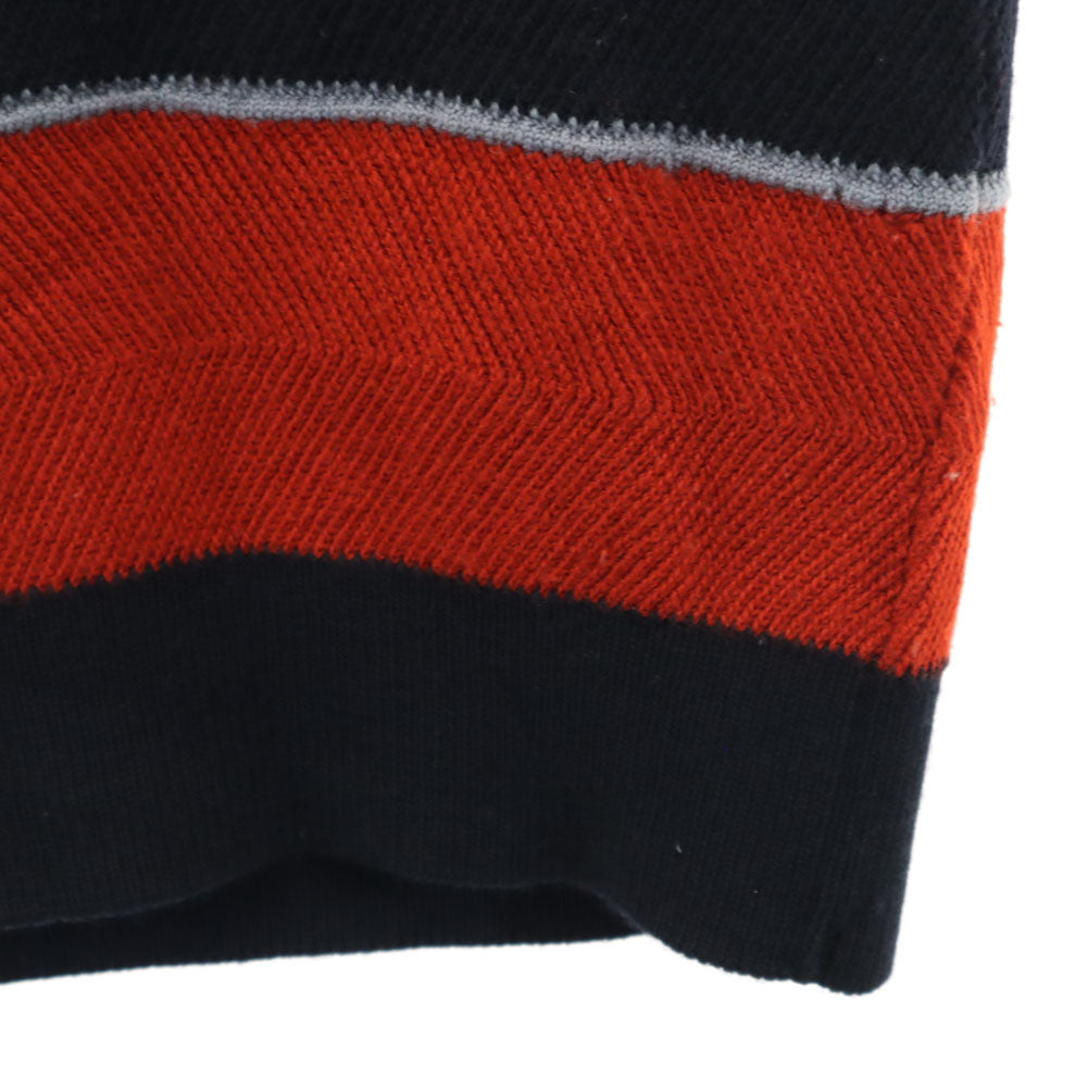 ISSEY MIYAKE MEN イッセイミヤケメン 80s 筆タグ 日本製 ウール ヴィンテージ 長袖 セーター M 赤×紺 ニット メンズ