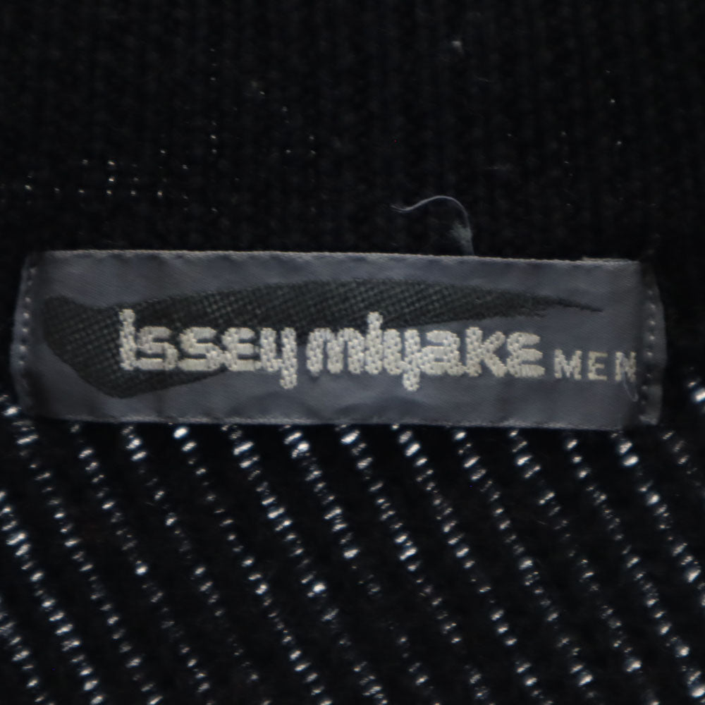 ISSEY MIYAKE MEN イッセイミヤケメン 80s 筆タグ 日本製 ウール ヴィンテージ 長袖 セーター M 赤×紺 ニット メンズ
