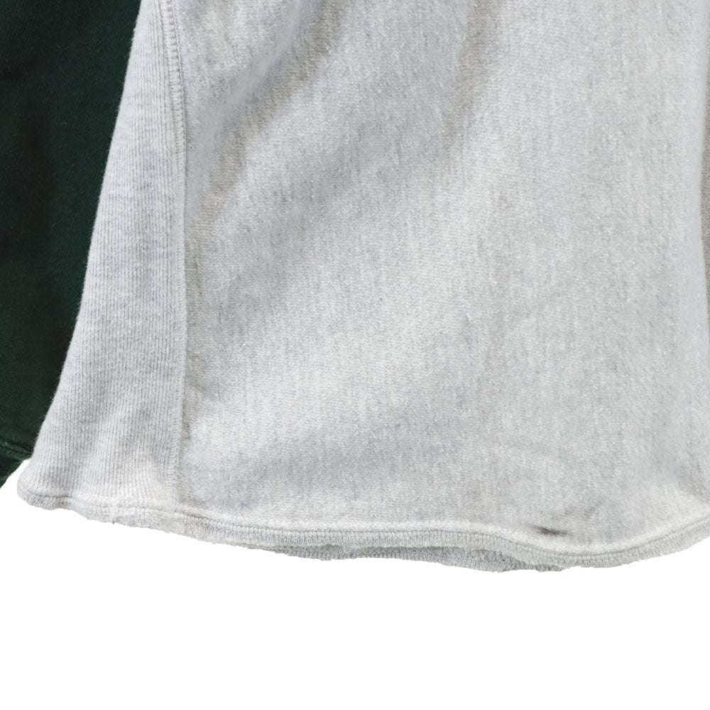 Champion チャンピオン 90s リバースウィーブ REVERSE WEAVE USA製 クレイジーパターン 刺繍タグ XXL 長袖 トレーナー XXL グレー系 スウェット 裏起毛 メンズ