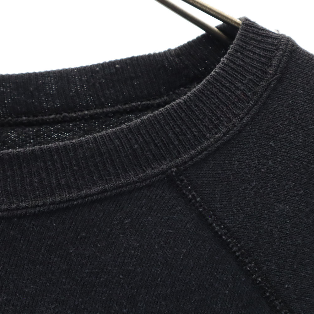 Hanes ヘインズ 90s アップル オールド 企業 長袖 トレーナー M ブラック系 スウェット 裏起毛 メンズ