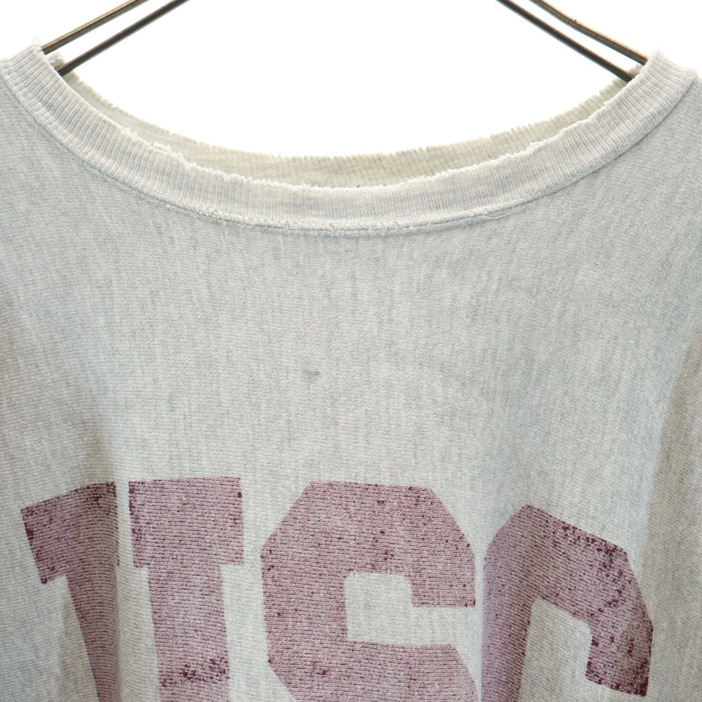 Champion チャンピオン 90s 刺繍タグ REVERSE WEAVE リバースウィーブ USA製 オールド カレッジ 長袖 スウェット トレーナー XL グレー系 裏起毛 メンズ