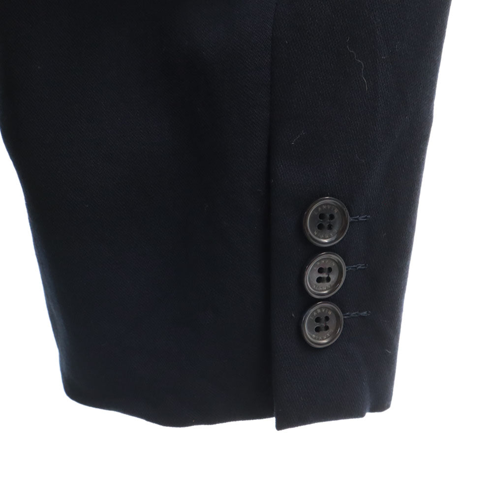 LANVIN ランバン 80s 90s オールド ダブル テーラードジャケット 48-45 ネイビー ブレザー メンズ