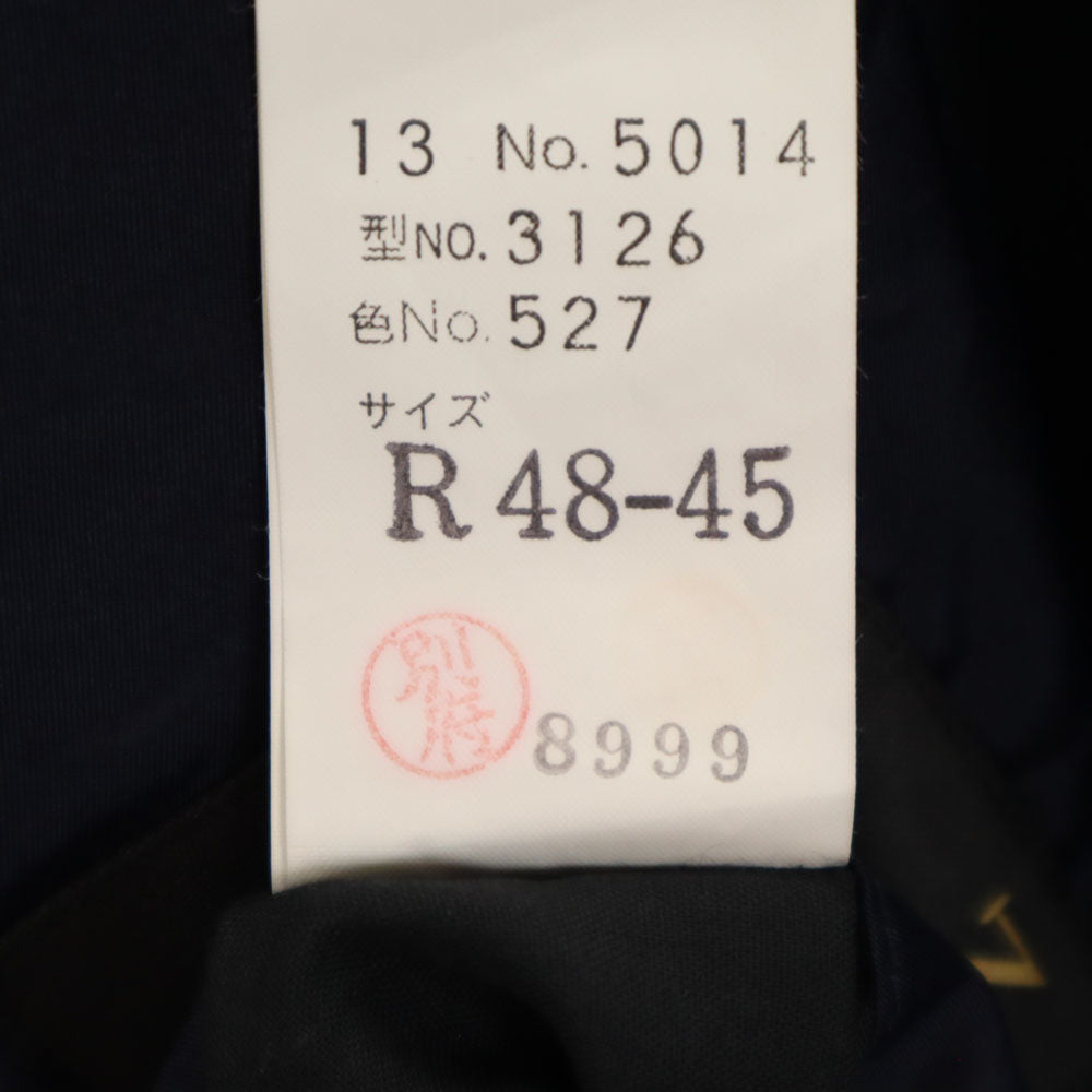 LANVIN ランバン 80s 90s オールド ダブル テーラードジャケット 48-45 ネイビー ブレザー メンズ