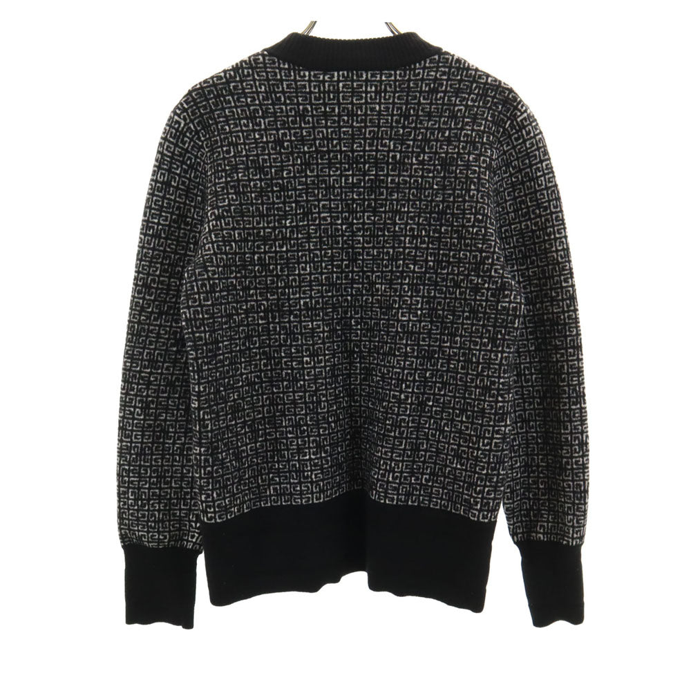 GIVENCHY ジバンシィ BM90H84Y9F 総ロゴ 長袖 セーター XS ブラック 他 ニット メンズ
