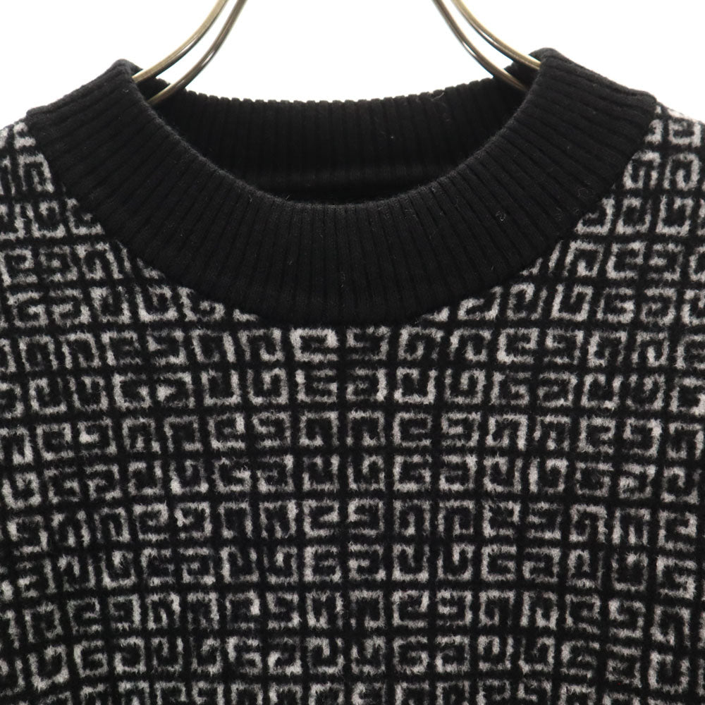 GIVENCHY ジバンシィ BM90H84Y9F 総ロゴ 長袖 セーター XS ブラック 他 ニット メンズ