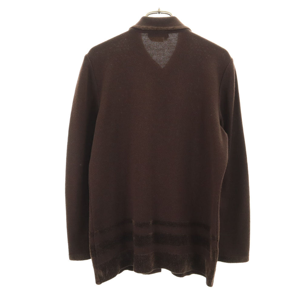 Salvatore Ferragamo サルヴァトーレフェラガモ 90s イタリア製 オールド 長袖 ニットカーディガン S ブラウン レディース