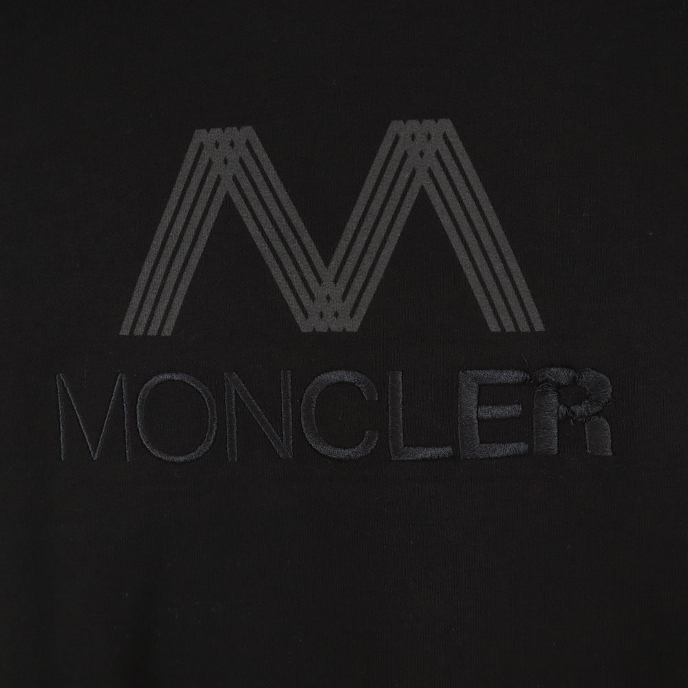 MONCLER モンクレール H10918G00047 長袖 スウェット ジップパーカー M ブラック ZIP UP CARDIGAN メンズ