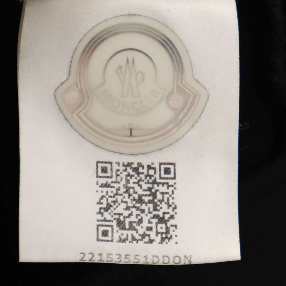 MONCLER モンクレール H10918G00047 長袖 スウェット ジップパーカー M ブラック ZIP UP CARDIGAN メンズ