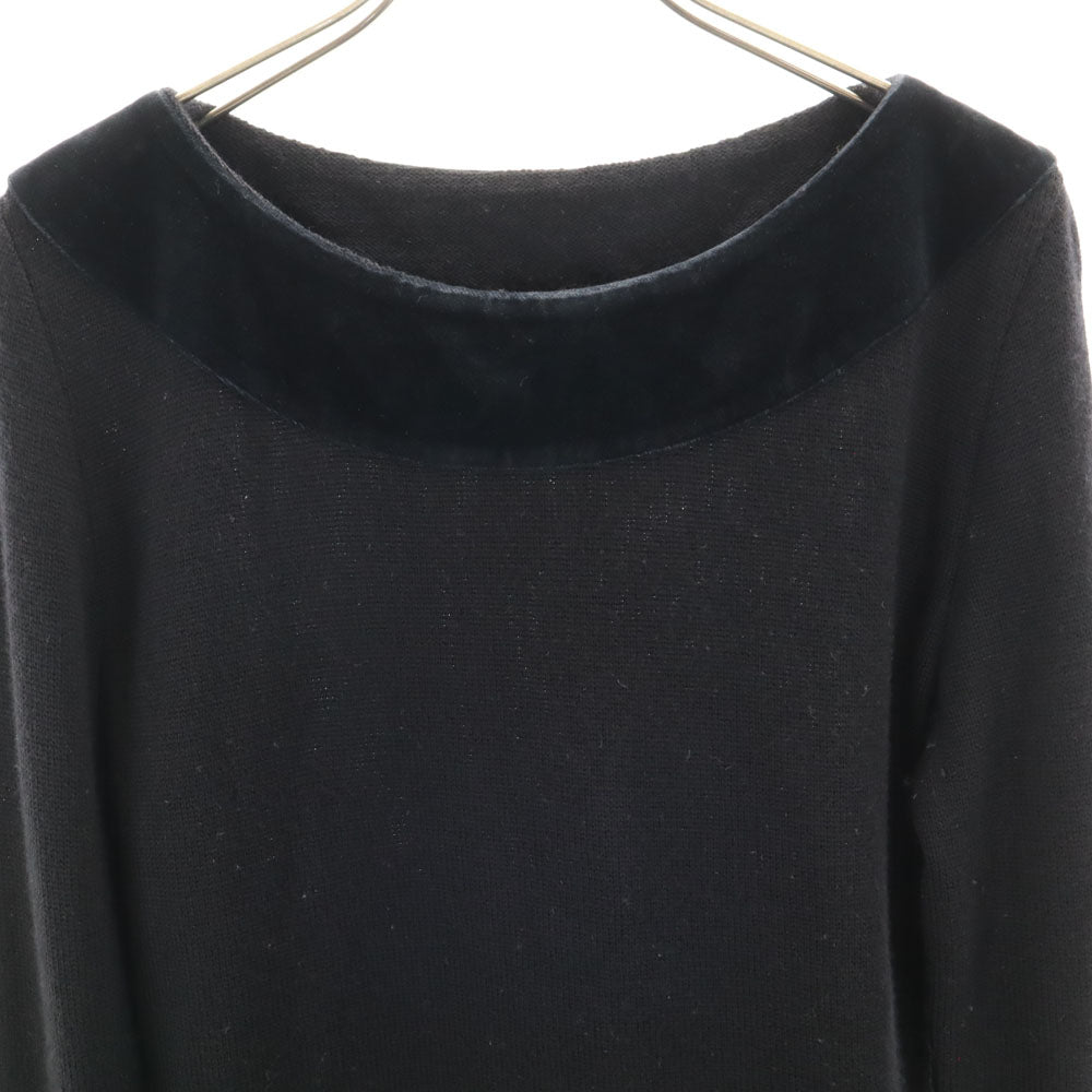 SalvatoreFerragamo サルバトーレフェラガモ 90s イタリア製 カシミヤブレンド オールド 長袖 セーター S ブラック ニット メンズ