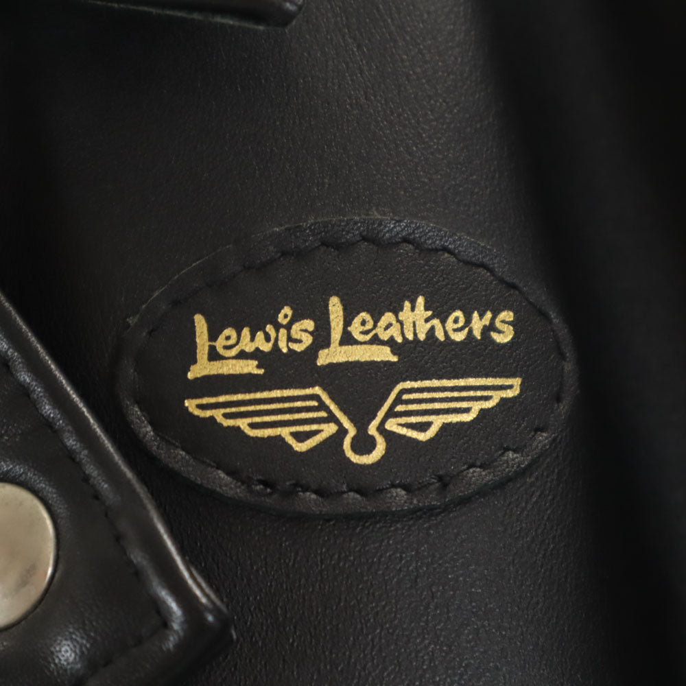 ルイスレザー イングランド製 Lightning ダブルライダースジャケット 40 ブラック Lewis Leathers AVIAKIT レザージャケット ライトニング メンズ