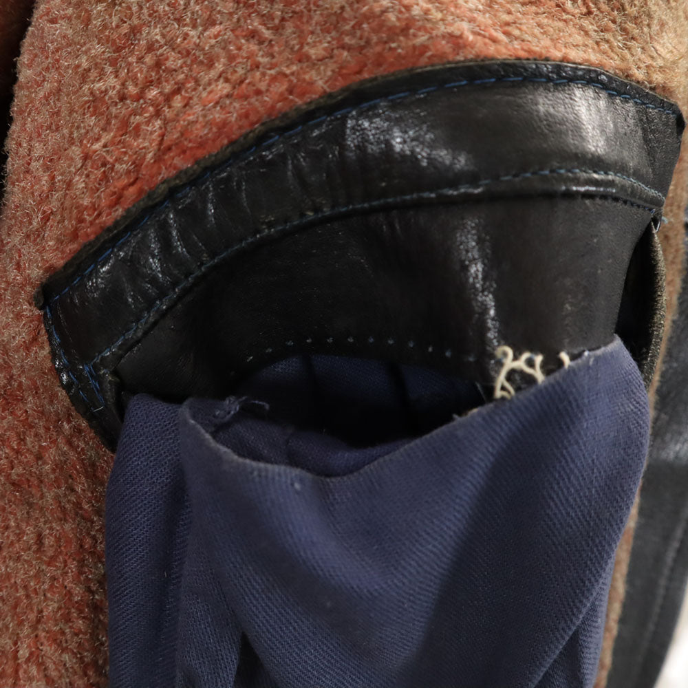 Million DOG 60s 70s ヴィンテージ ダブルライダースジャケット ブラック レザージャケット メンズ