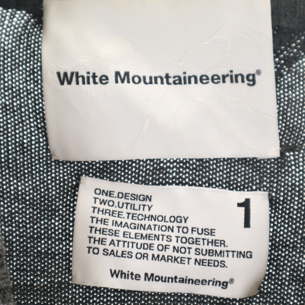 WHITE MOUNTAINEERING ホワイトマウンテニアリング 2018AW WM1873601 長袖 セーター 1 チャコールグレー ニット メンズ
