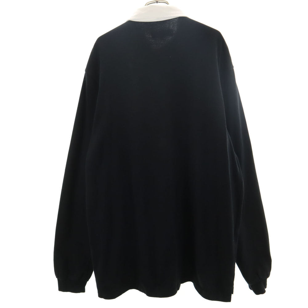 ファッキング オーサム 長袖 ポロシャツ XL ブラック ラガー メンズ