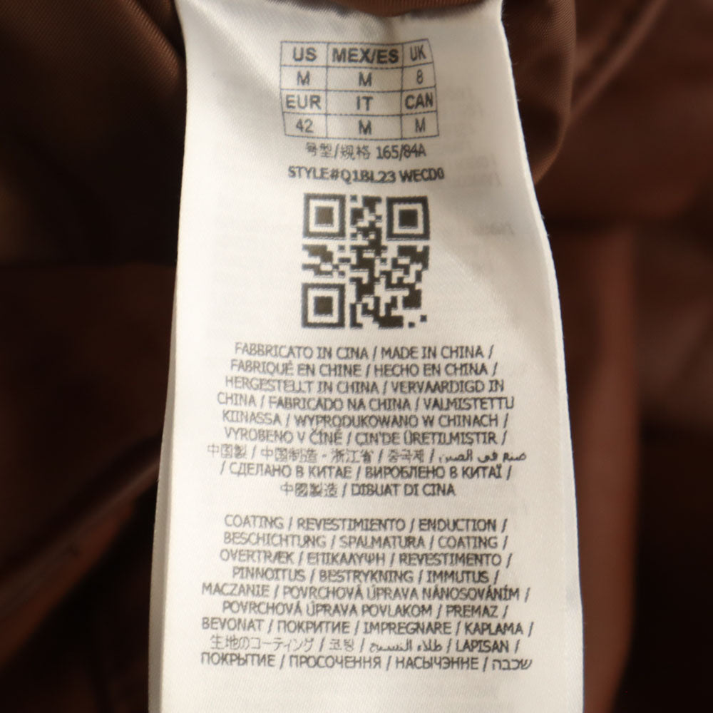 Guess ゲス シングルライダースジャケット M ブラウン レザージャケット レディース