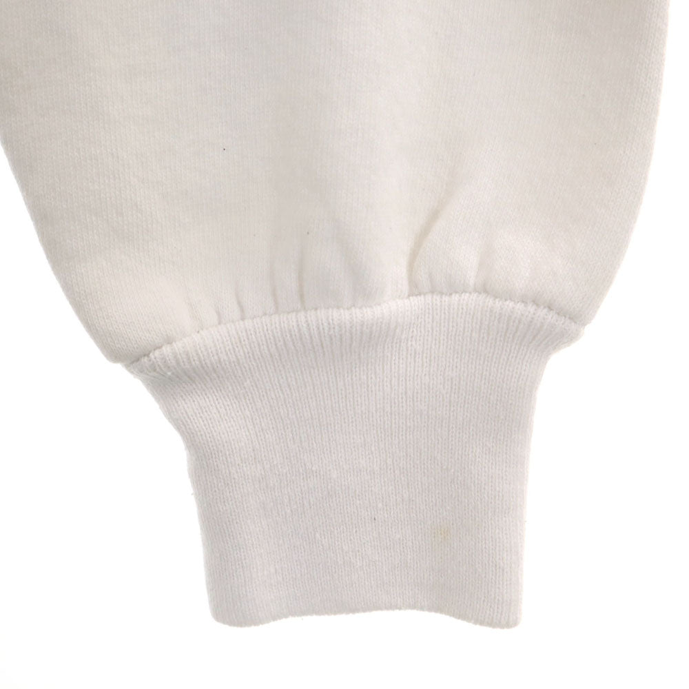 JERZEES ジャージーズ 80s 90s オールド USA製 ひまわり柄 長袖 ラグランスリーブ スウェット M ホワイト 裏起毛 メンズ