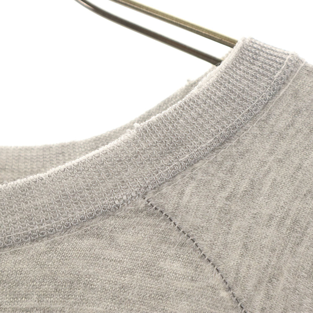 Champion チャンピオン 70s ヴィンテージ USA製 トリコタグ後期 長袖 ラグランスリーブ スウェット L グレー 裏起毛 メンズ