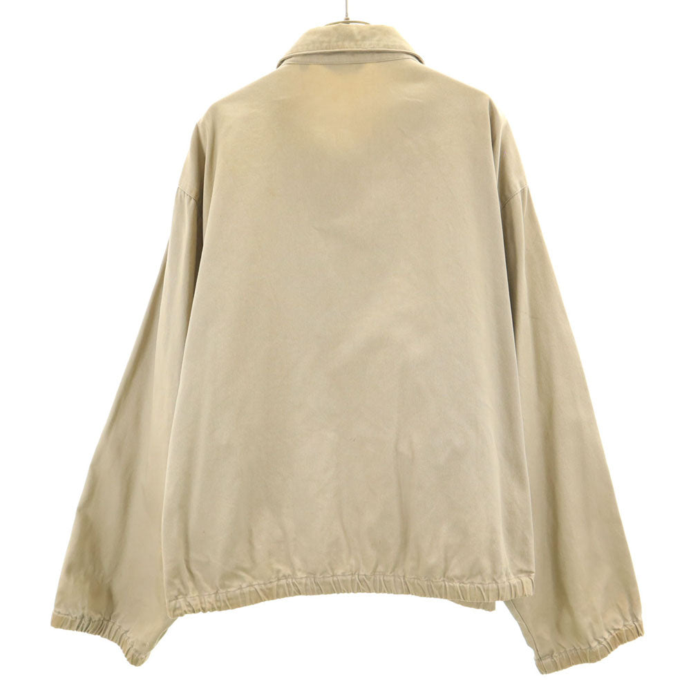 POLO RALPH LAUREN ポロラルフローレン 80s オールド USA製 ヴィンテージ スイングトップ L ベージュ チンスト ワッペン付き メンズ