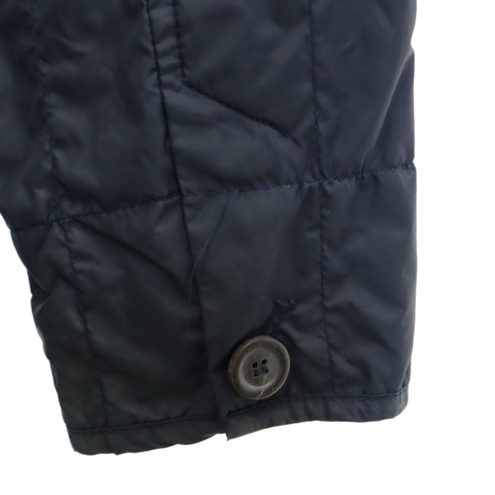 LACOSTE ラコステ キルティングジャケット M ネイビー 裏フリース メンズ