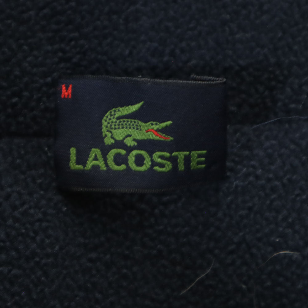 LACOSTE ラコステ キルティングジャケット M ネイビー 裏フリース メンズ