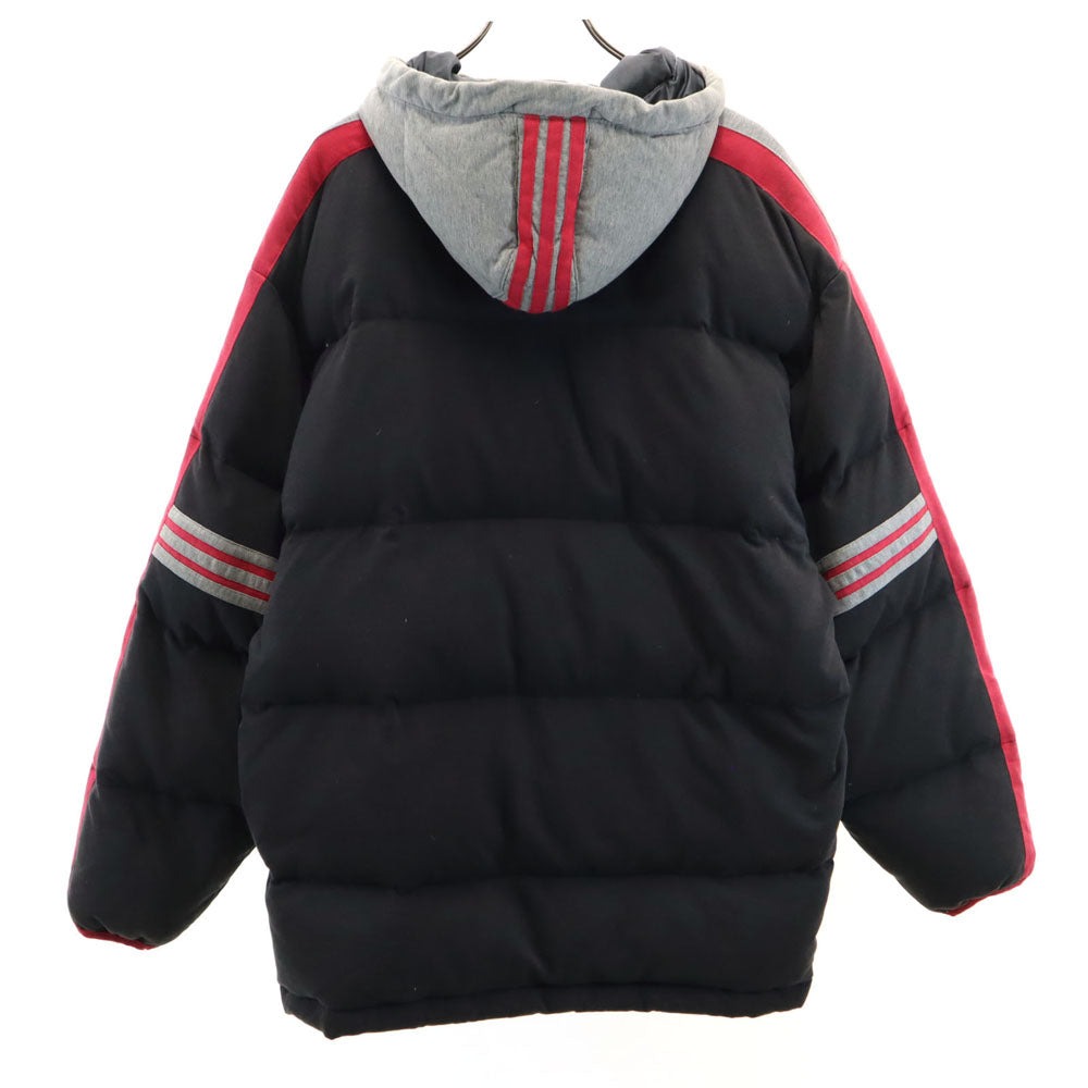 アディダス 90s デサント製 オールド ハイブリッド ダウンジャケット L-O ブラック adidas メンズ