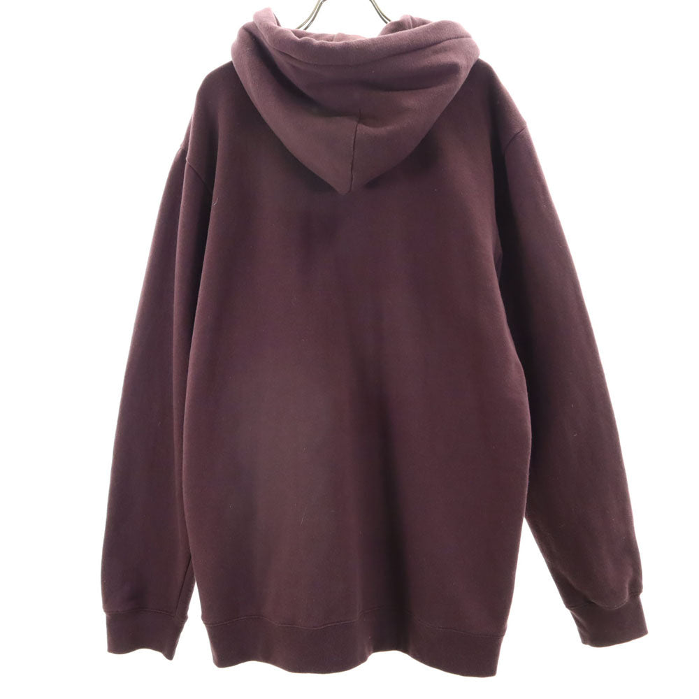 ANALOG アナログ 長袖 ジップアップ パーカー M ワインレッド 裏起毛 ワッペン メンズ